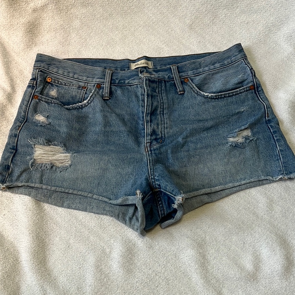 Madewell relaxed denim shorts